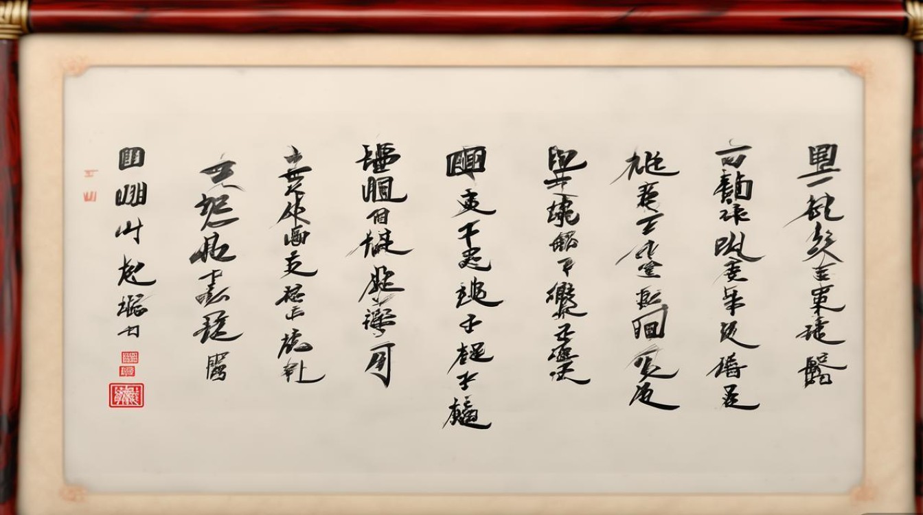 李华书法作品