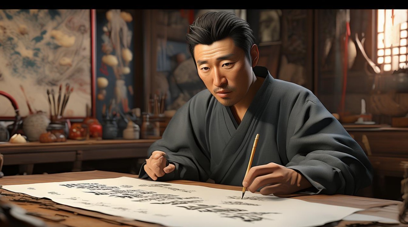 中国画家平