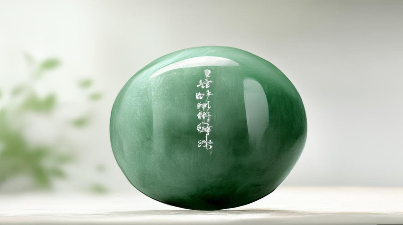 翡翠 绿偏灰