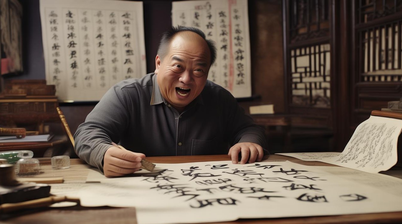 关于书法的笑话