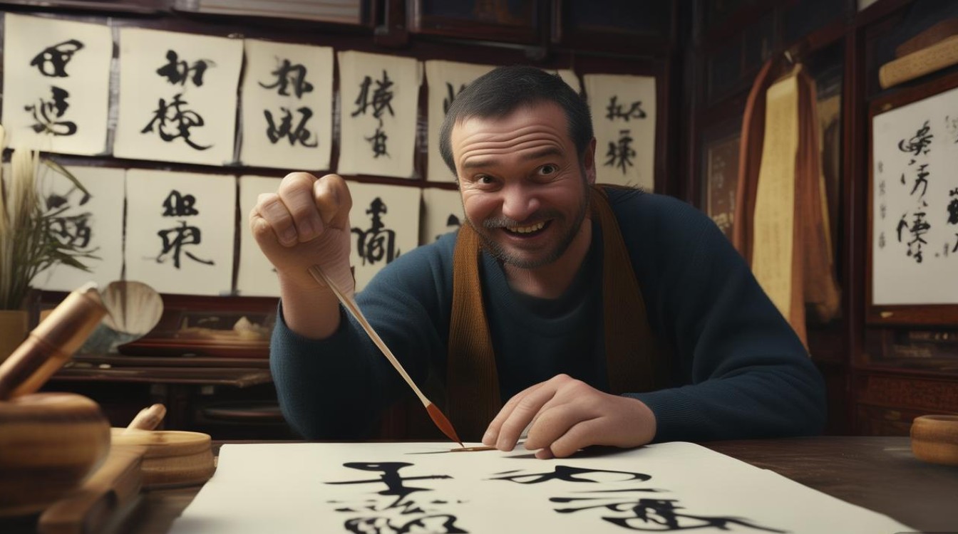 关于书法的笑话