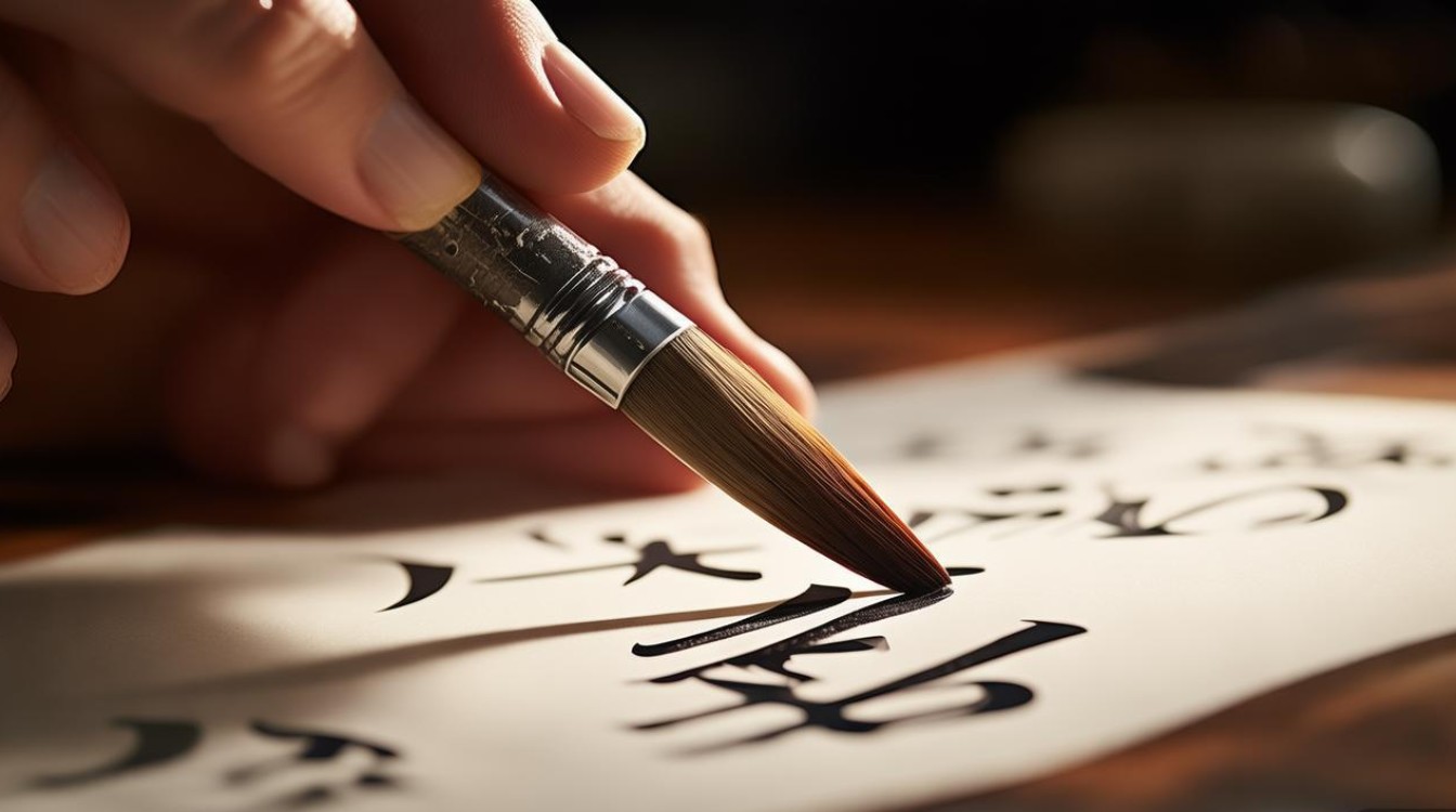 毛笔书法执笔