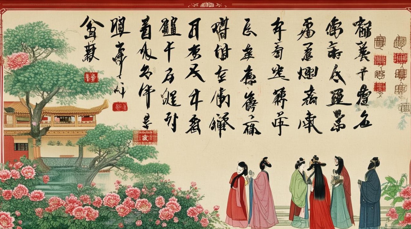 红楼梦国画家