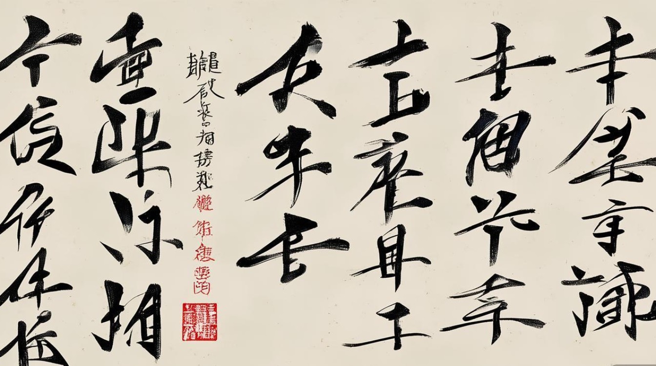 爱莲说书法图片