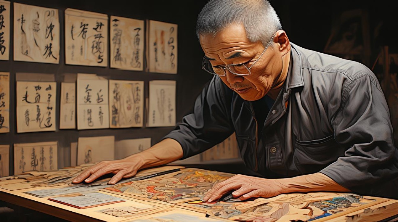版画家何润成