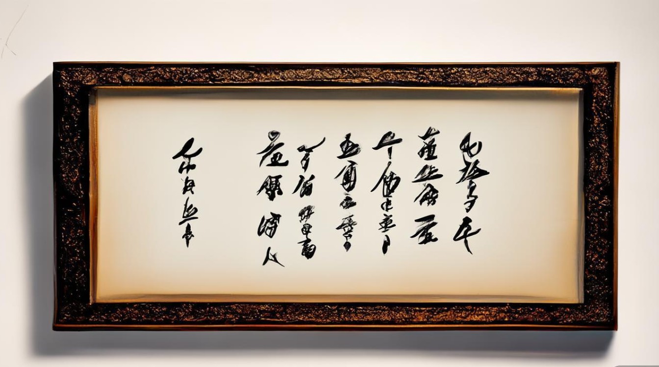 书法作品裱糊