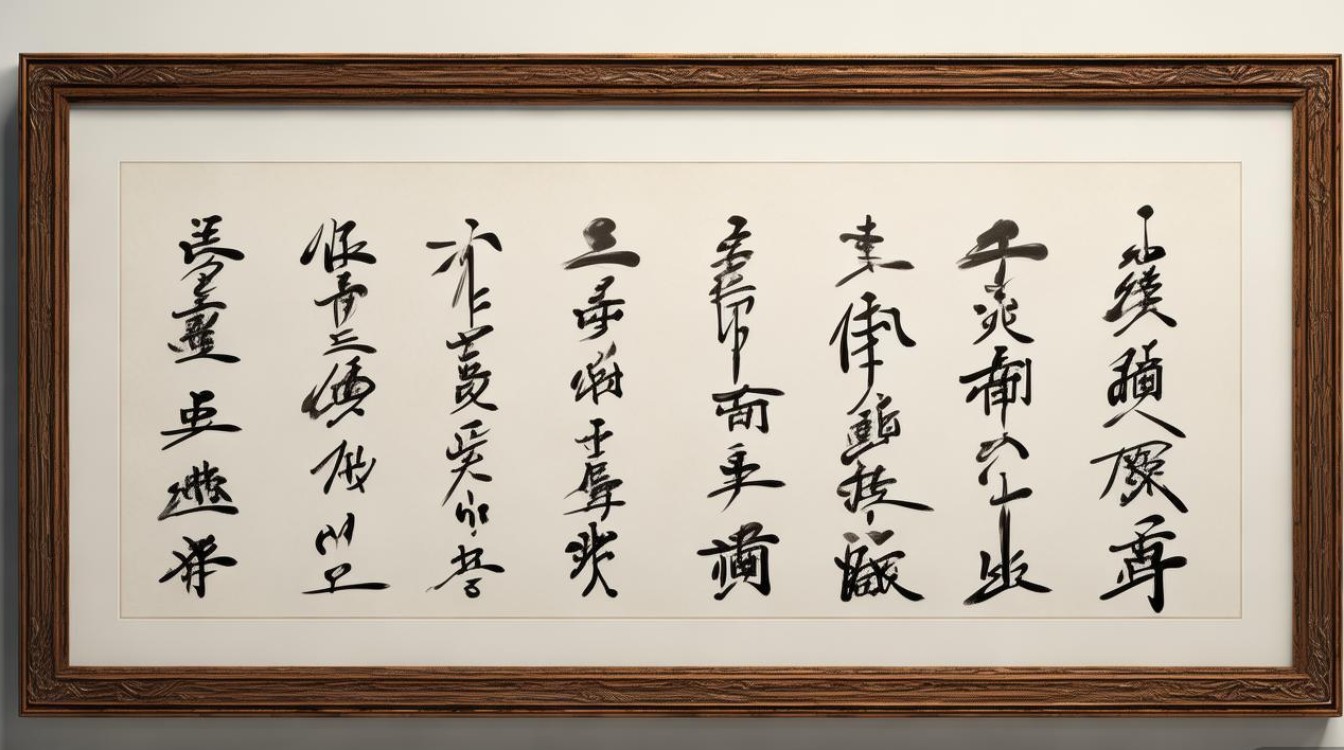 书法作品裱糊