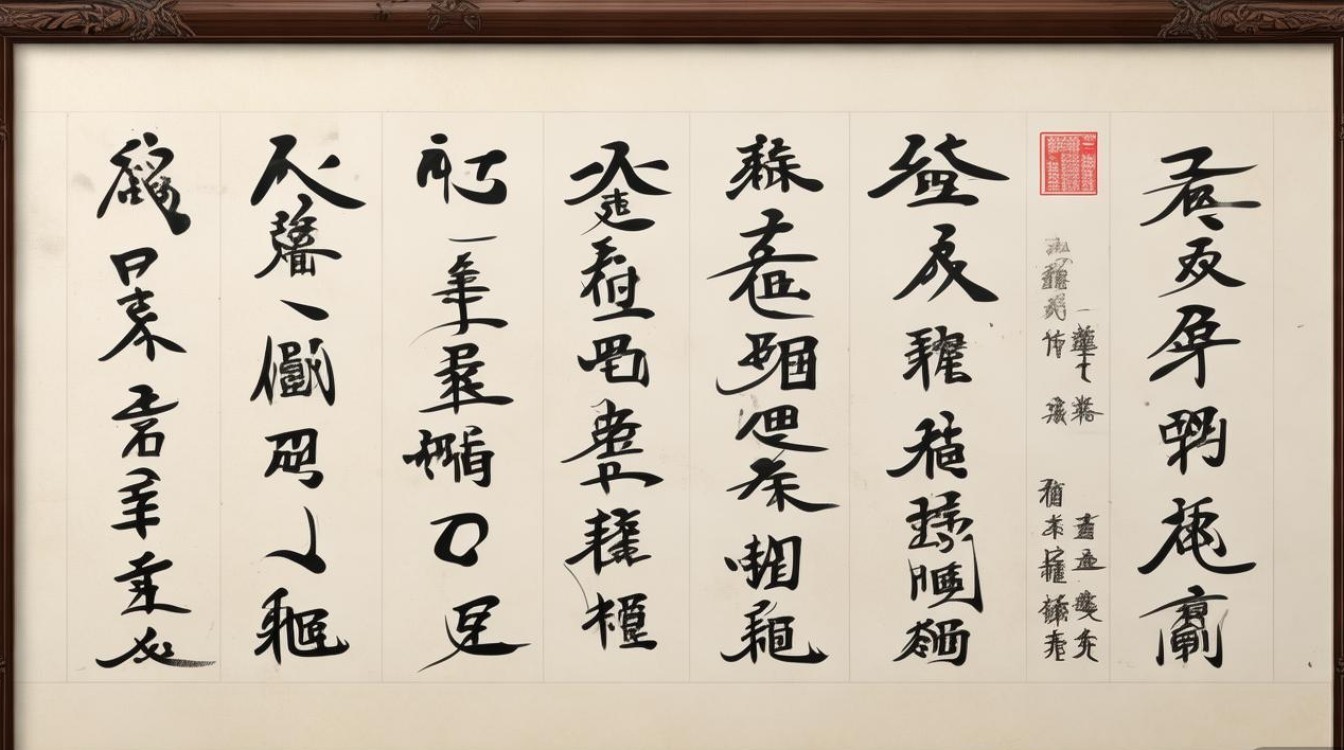 夏文录书法