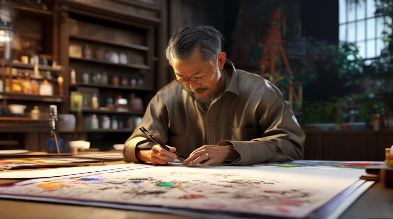 书画家苏田农