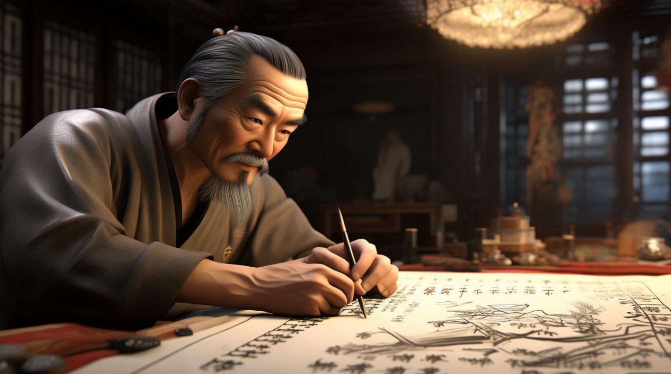 阮中国画家