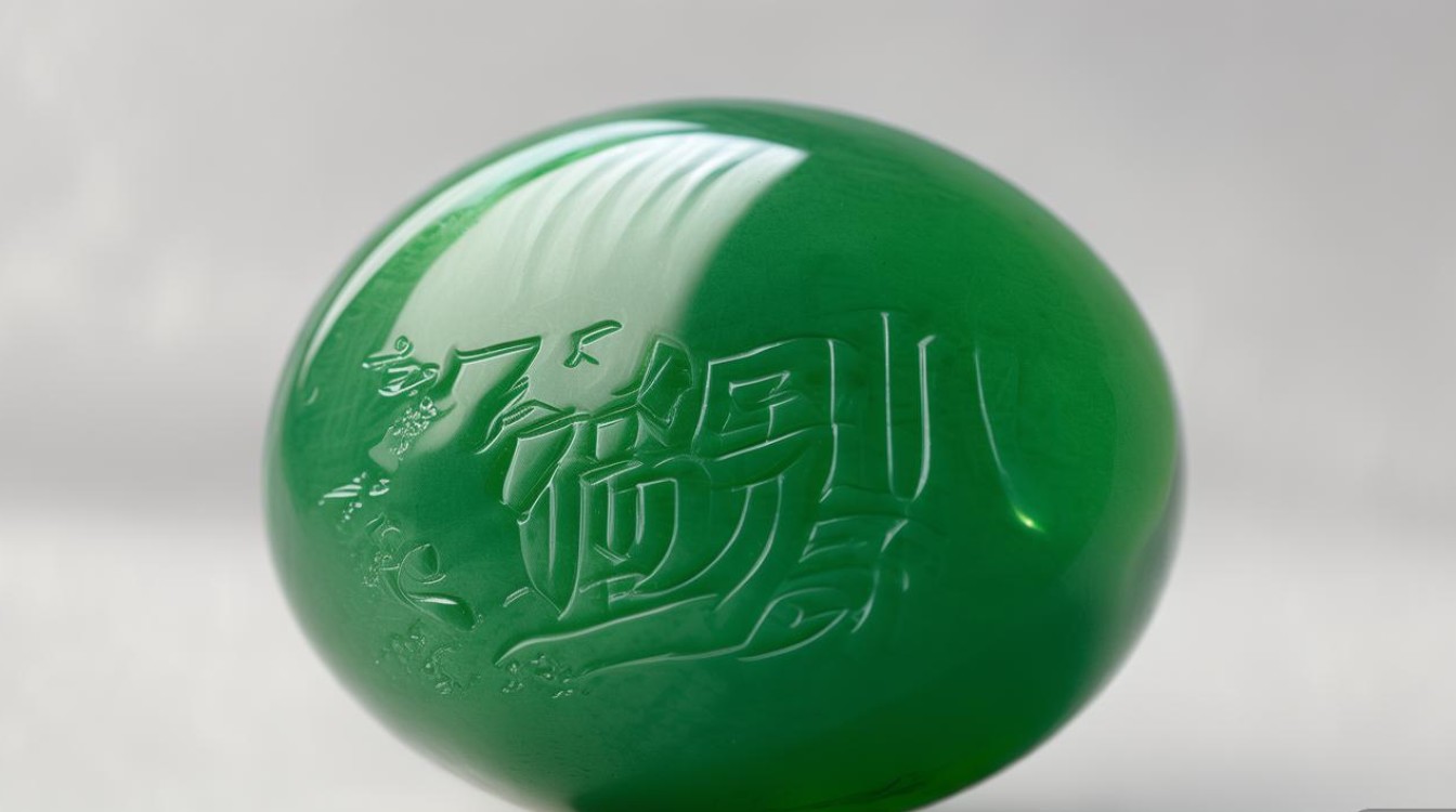 圆形翡翠平安