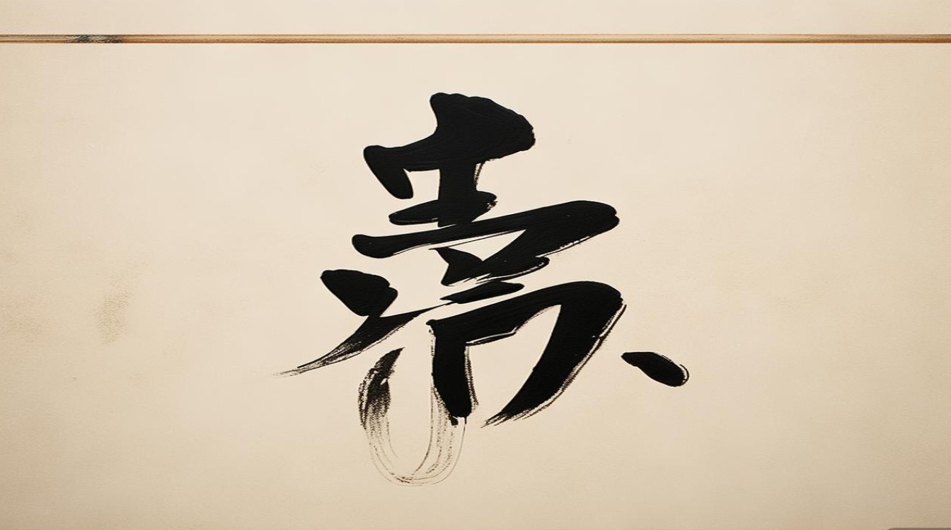 呆字的书法
