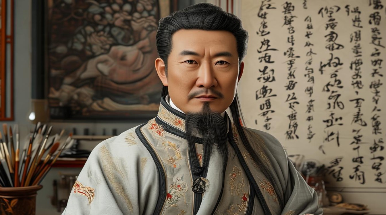 中国画家孟