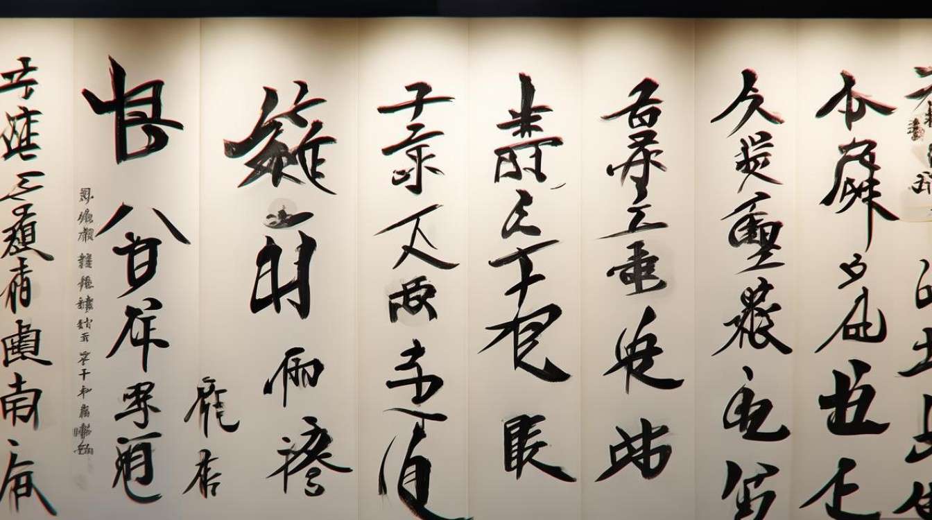 书法展示图