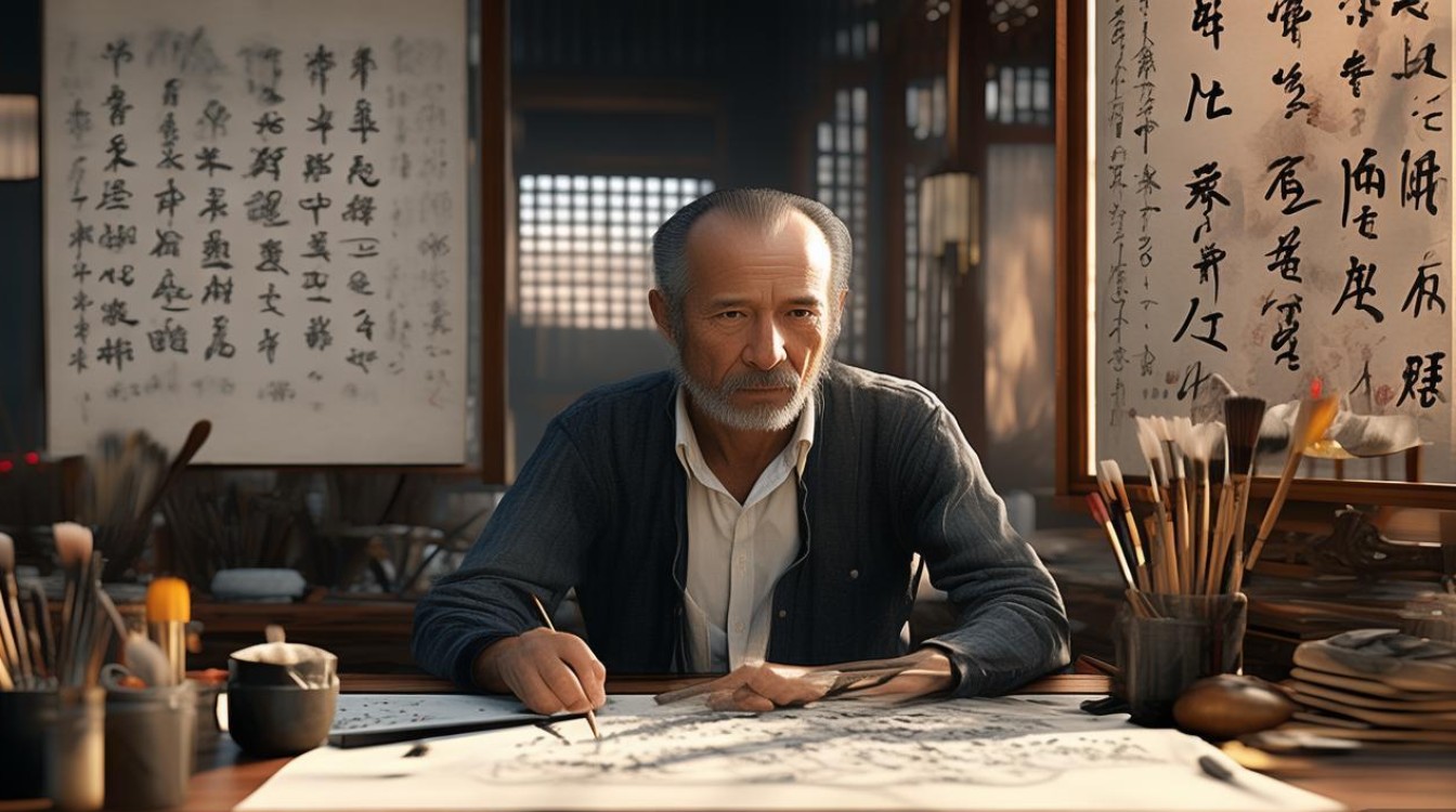 凡谷的书画家