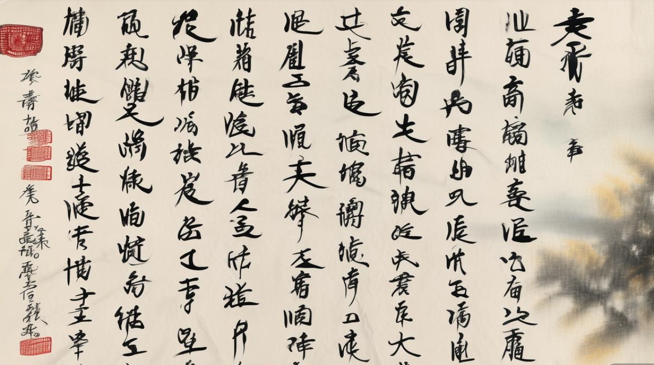 方静的书法