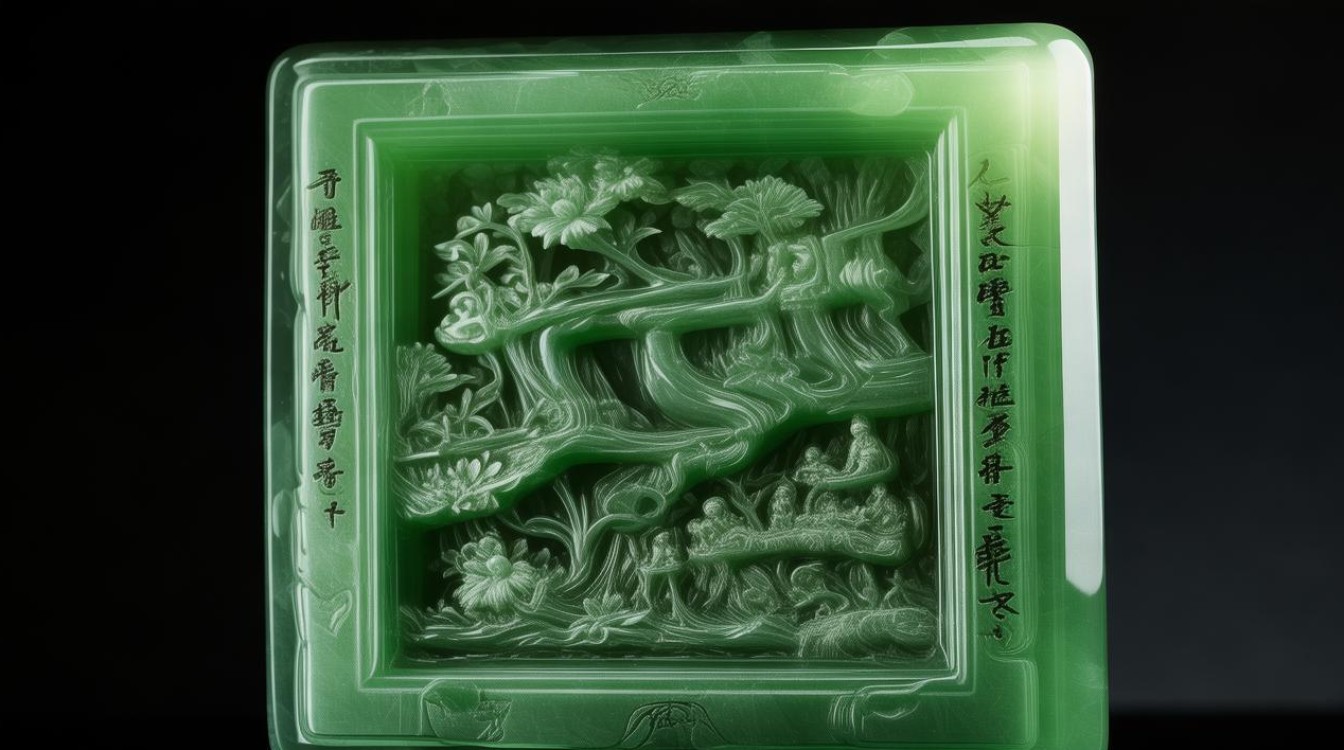 翡翠仿古雕刻