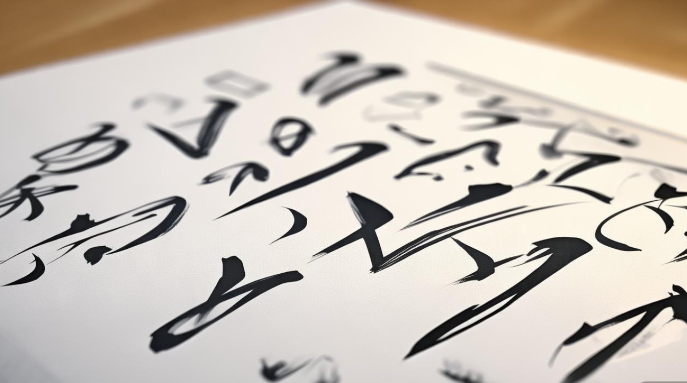 绕的书法字