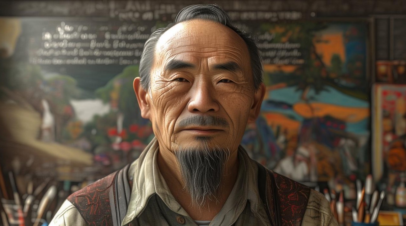 著名画家桂圆