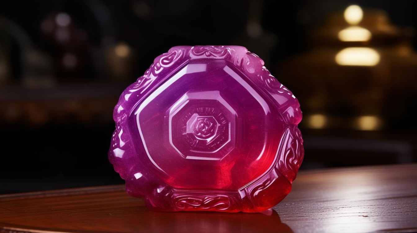 红紫色翡翠