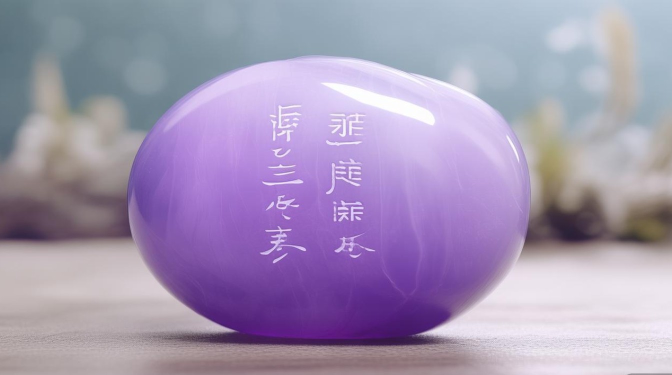 翡翠颜色淡紫