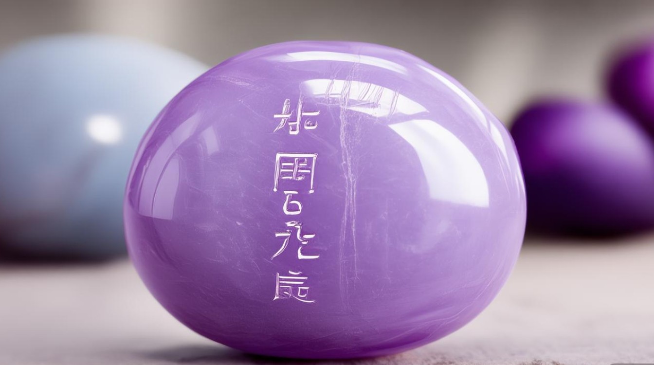 翡翠颜色淡紫
