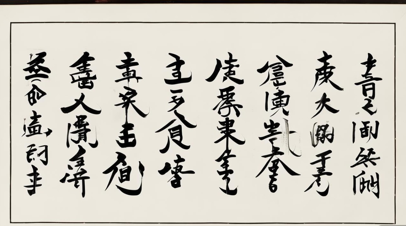 技字的书法