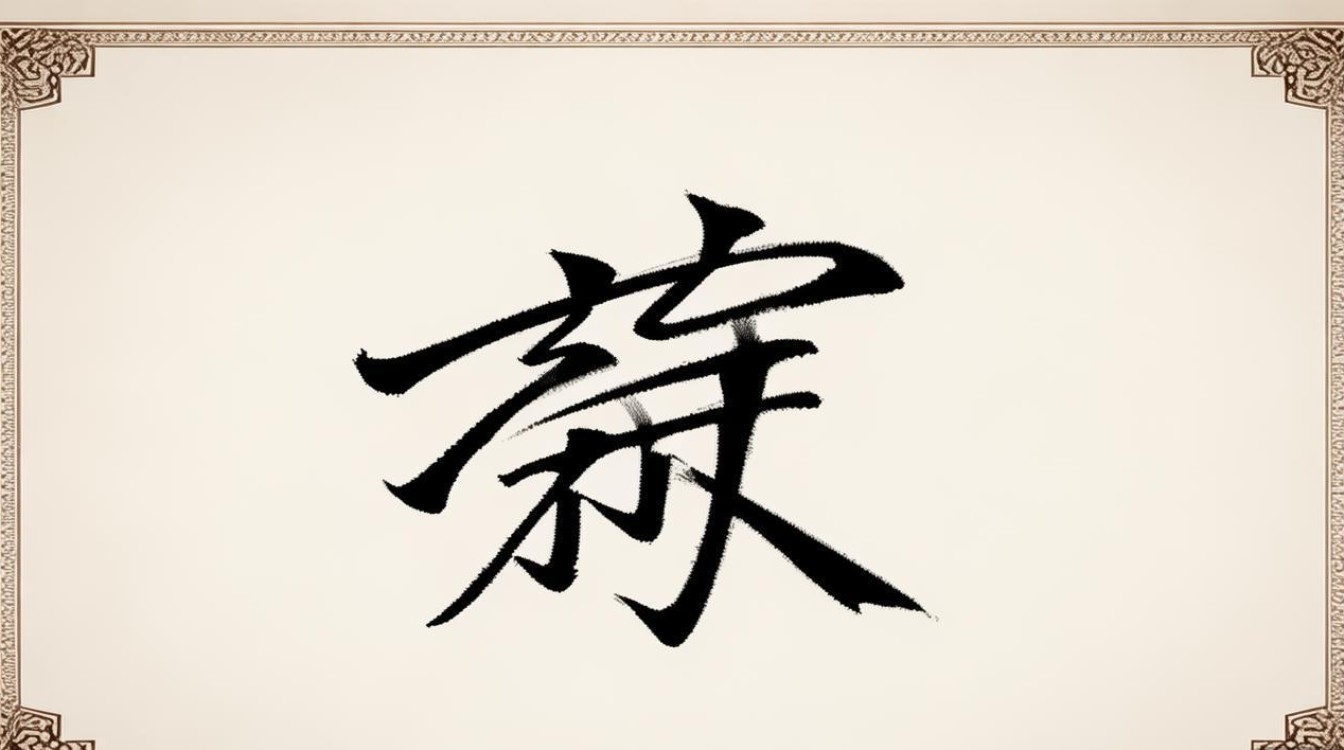 倩字的书法