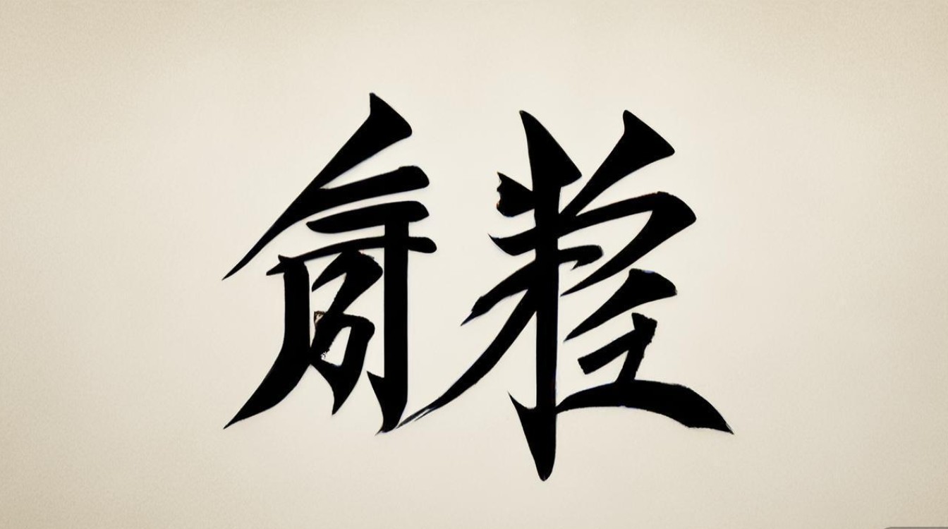 倩字的书法