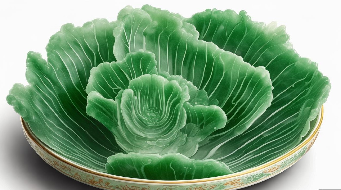 翡翠白菜乾隆