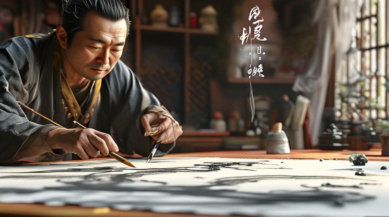 泼墨画家钟