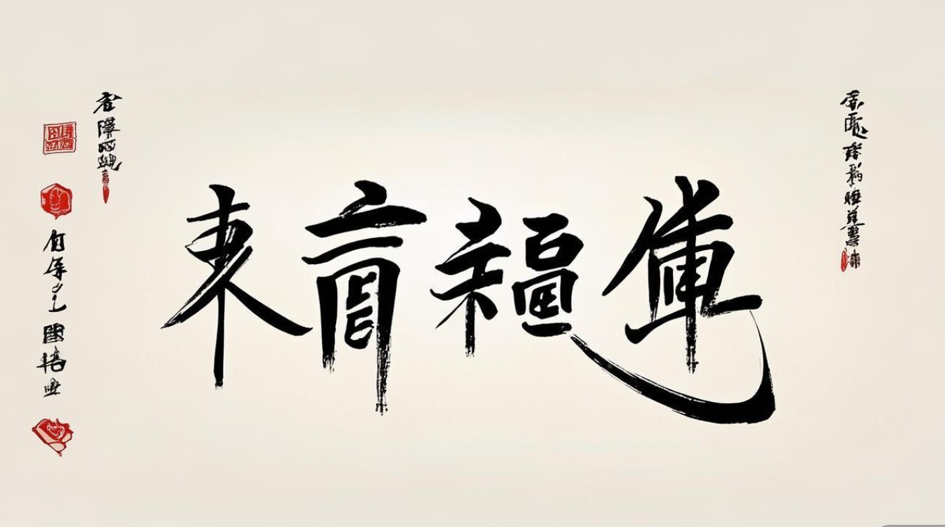 杜字书法图片