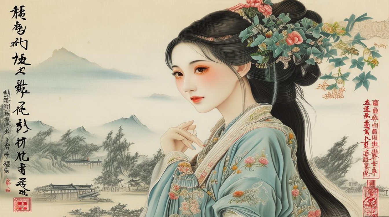 仕女画家李