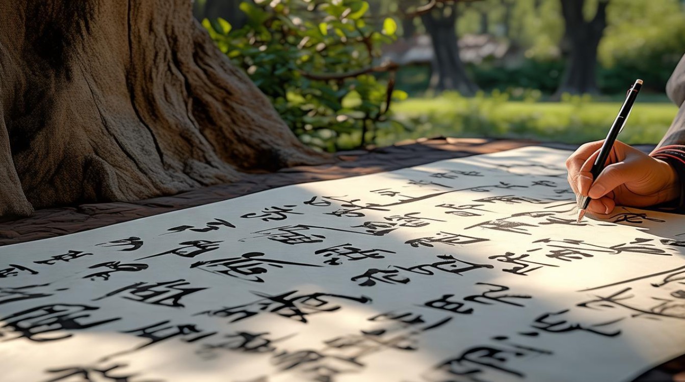 雁树训书法