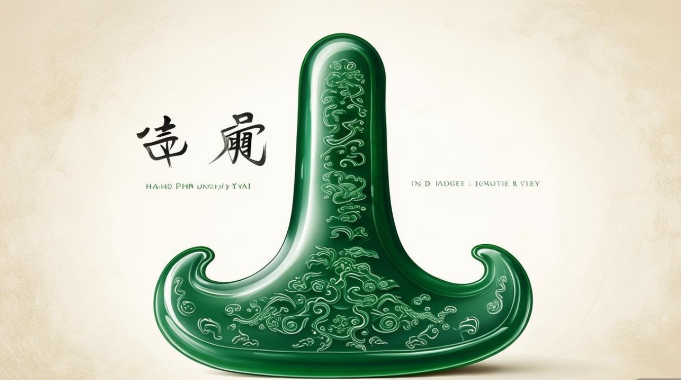 手绘如意翡翠
