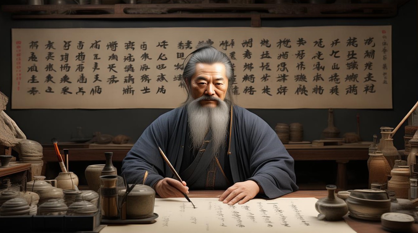 书画家老然