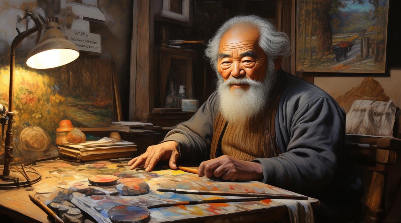 油画家老方