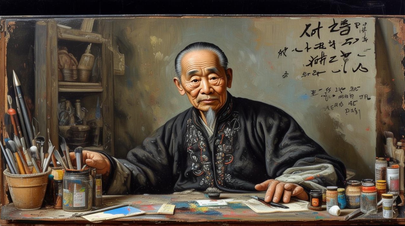 油画家老方