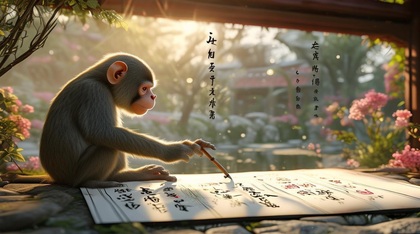 猴寿书法视频