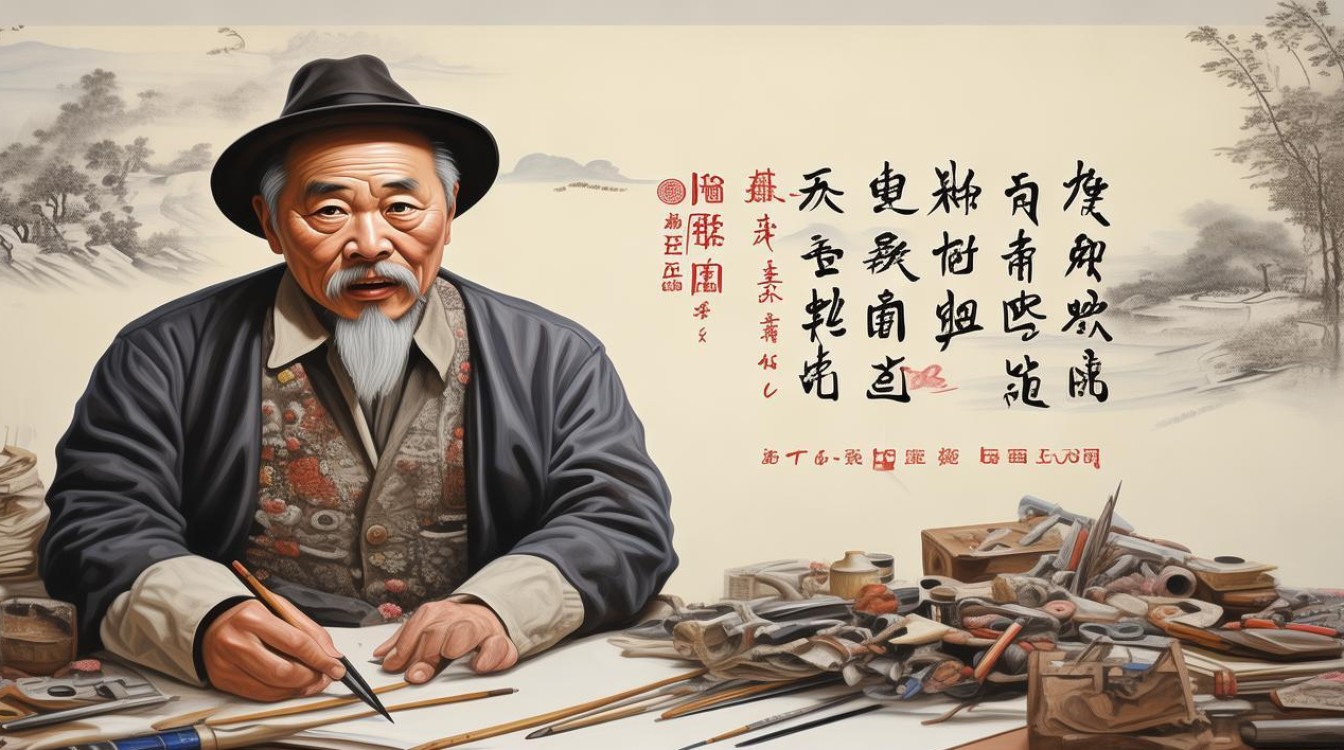 何刚书画家