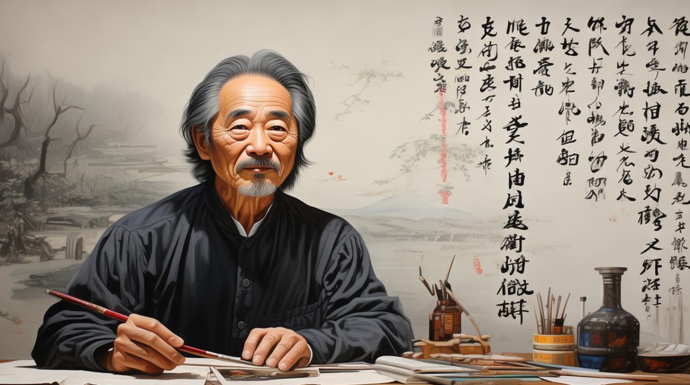 何刚书画家