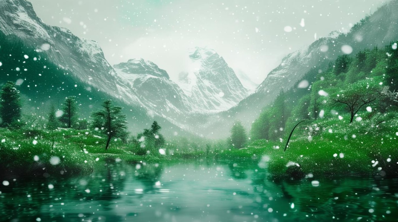 翡翠飘雪图片