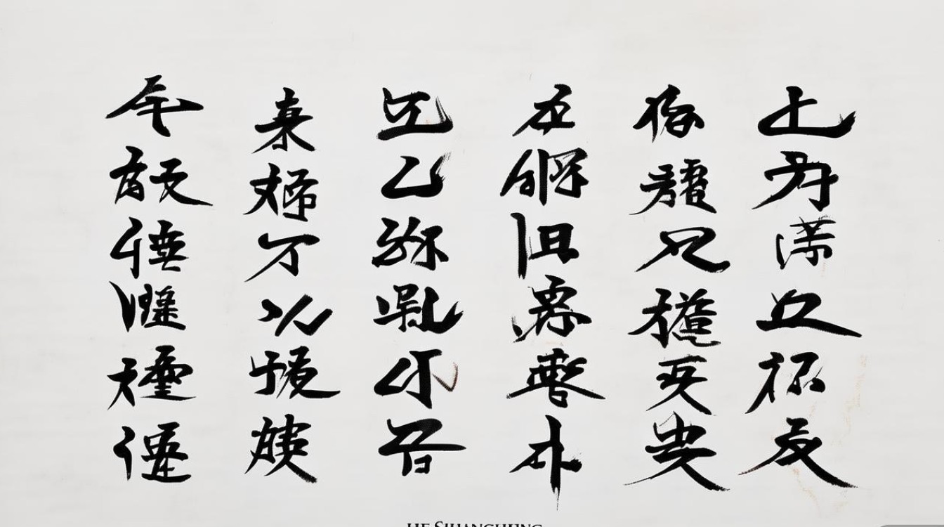 何双胜书法