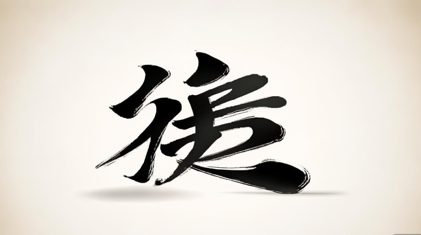 候字的书法
