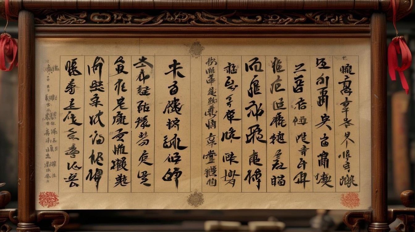 古代书法对联