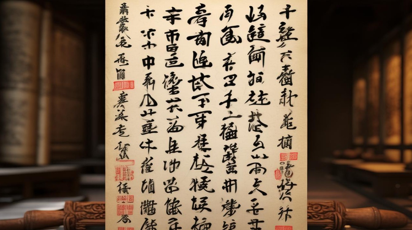 古代书法对联