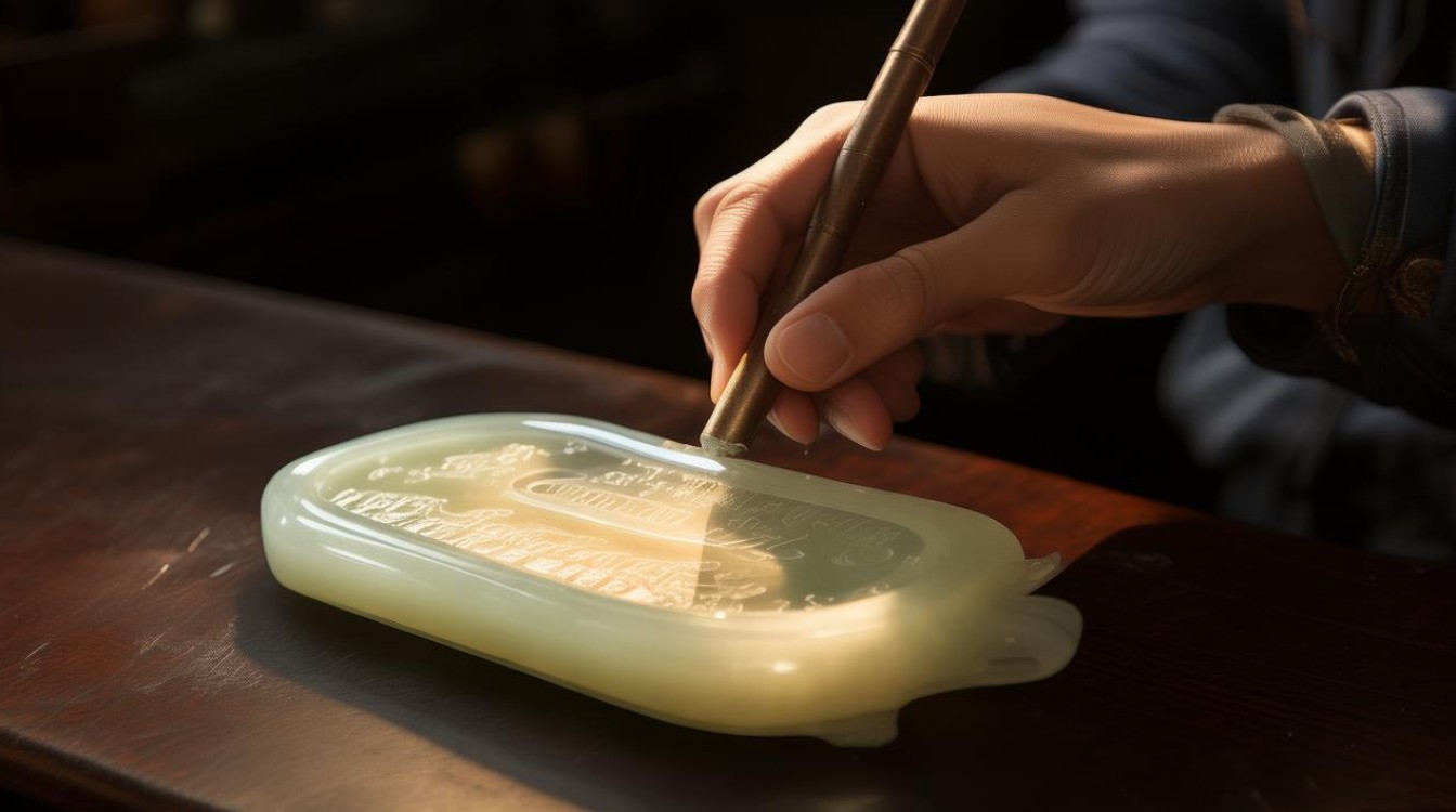 修补翡翠纹
