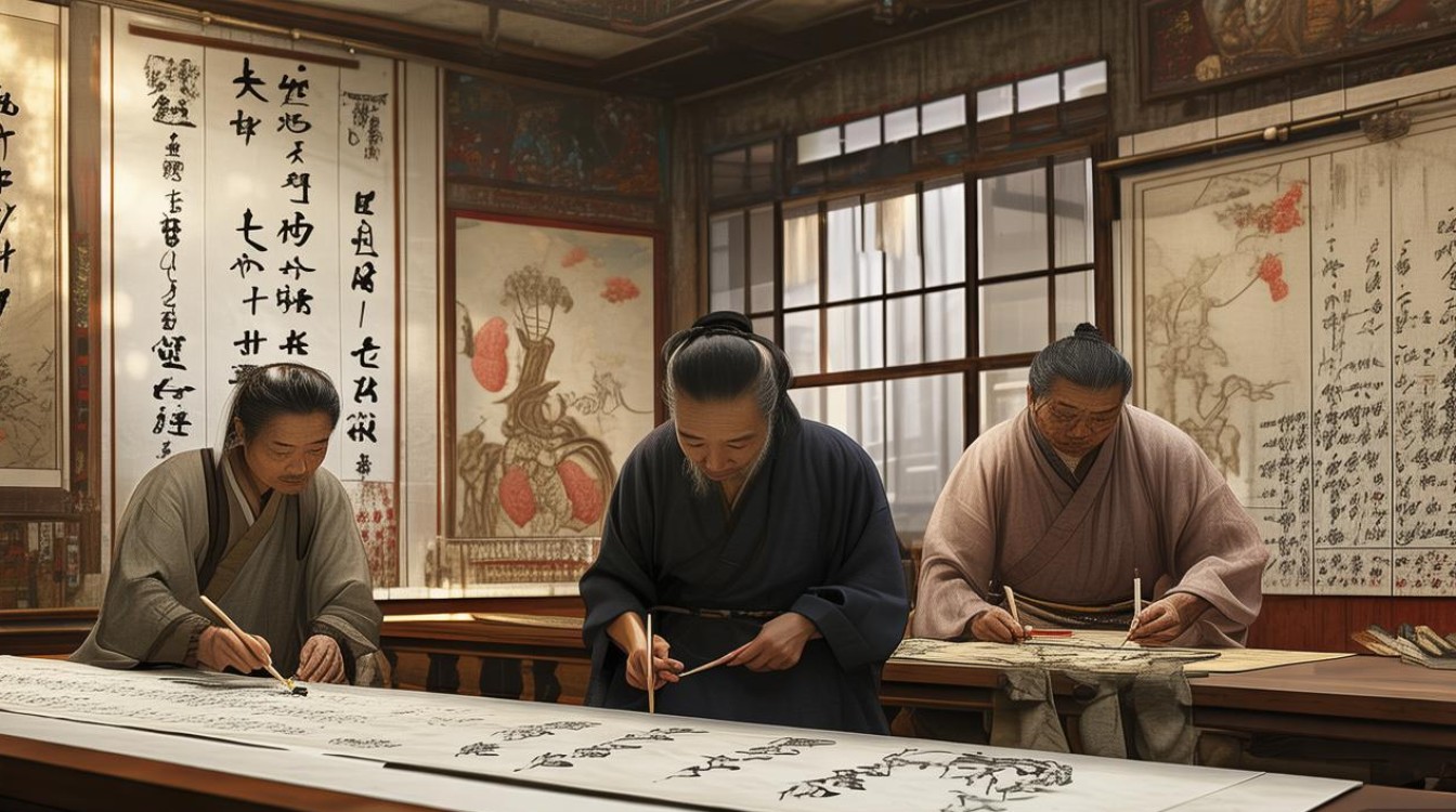 书画家三友