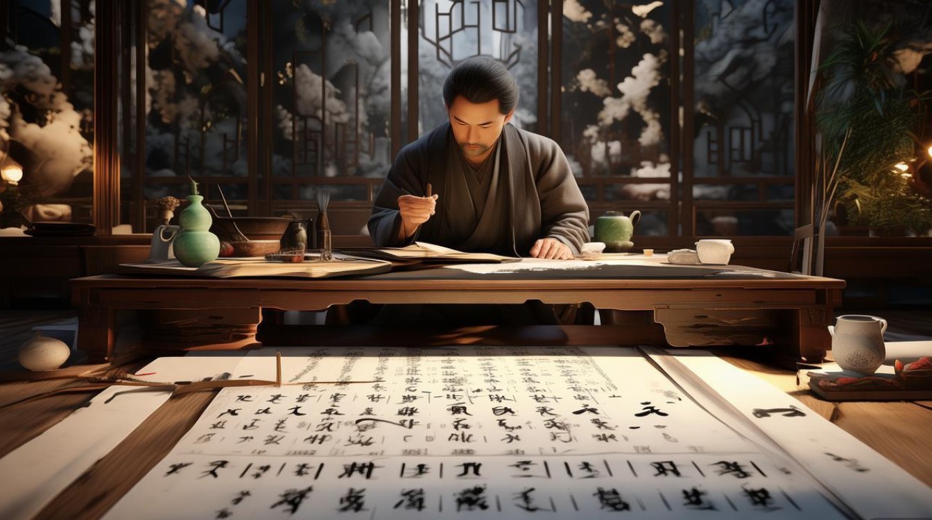 书画家静逸