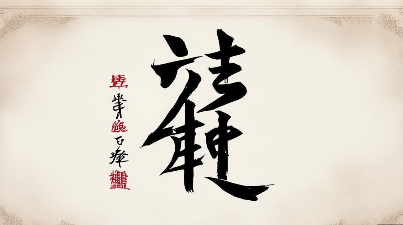 条字书法字